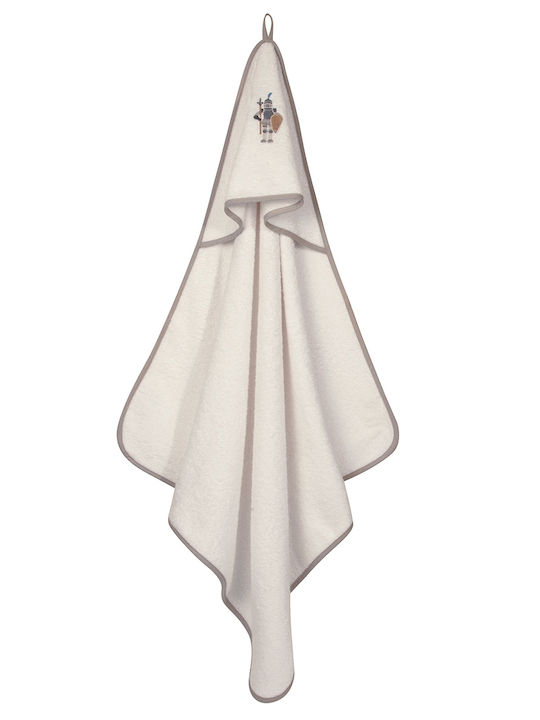 Greenwich Polo Club Baby Bath Towel Hooded Greenwich Polo Club Beige 80x80cm