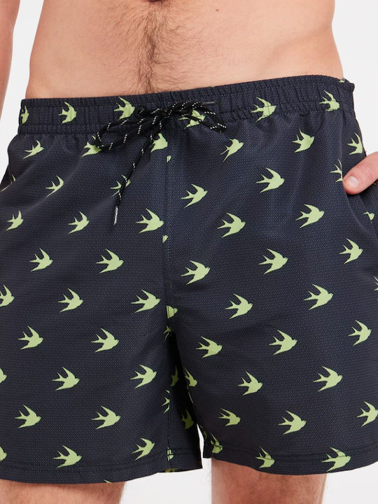 Protest Herren Badebekleidung Shorts Schwarz mi...