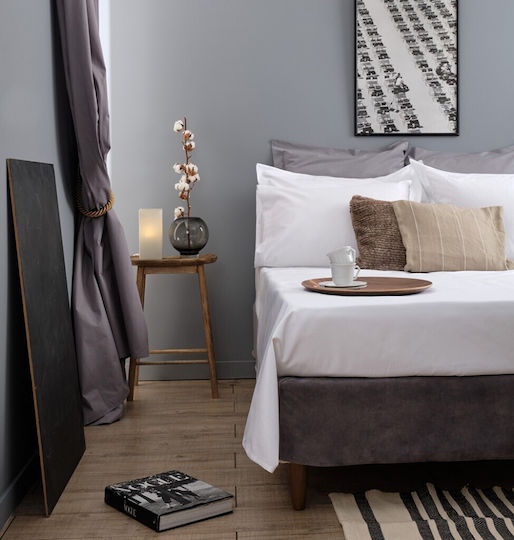 Cokitex Hotel Duvet Cover Coki Cotton Percale 200TC 100% Cotton 165x245cm