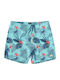 Herren Badebekleidung Shorts Sky Blue mit Mustern
