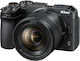 Nikon Mirrorless Φωτογραφική Μηχανή Z 30 Crop Frame Kit (Z DX 12-28mm f/3.5-5.6 PZ VR) Black