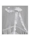 Beboulino Mosquito Net Cradle Tulle 708-1300-0011 White 250x100x1000cm