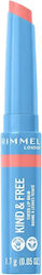 Rimmel Kind & Free Lip Balm 004 Hibiscus Blaze 4gr