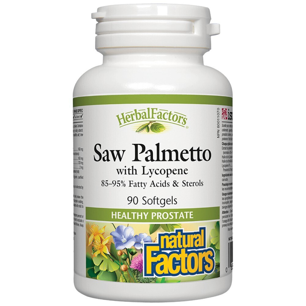 Natural Factors Saw Palmetto Συμπλήρωμα για την Υγεία του Προστάτη 90 μαλακές κάψουλες Skroutz.gr