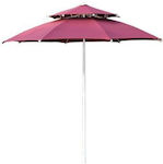 Ομπρέλα Θαλάσσης Διαμέτρου 1.2m με Αεραγωγό Ροζ