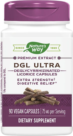 Nature's Way Dgl Ultra Специално Хранителна Добавка 90 Растителни Капсули
