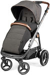 Peg Perego Veloce Tc Fiat 500 Adjustable Baby Stroller Suitable for Newborn Gray 11.7kg