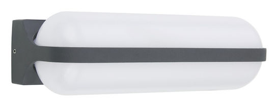 Globo Lighting Honna Wall-Mounted Outdoor Ceiling Light LED IP54 20W with Warm White Light 26x6.1εκ.