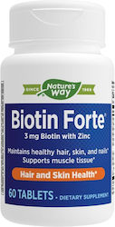 Nature's Way Biotin Forte Витамин 60 Таблетки