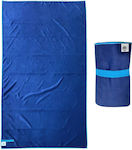 Summertiempo Suede Towel Body Microfiber Blue 160x85cm.