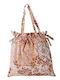 Kentia Fabric Beach Bag Floral Orange