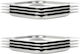 vidaXL Stainless Steel Gastronorm GN1/2 H20mm 8τμχ