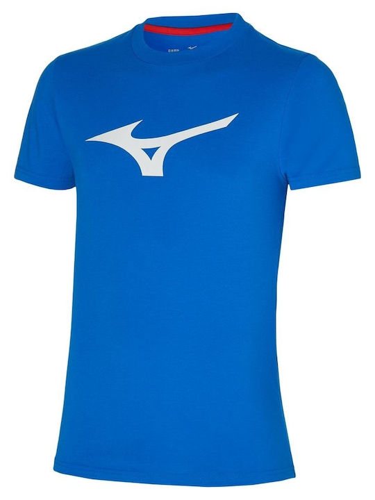 Mizuno Bărbați T-shirt Sportiv cu Mânecă Scurtă Peace Blue