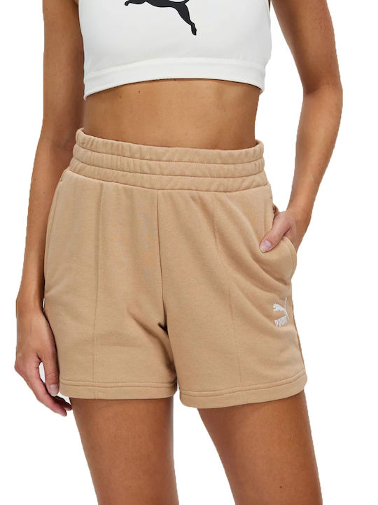 PUMA Classics Pintuck Γυναικείο Αθλητικό Σορτς ...