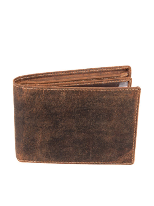 Fetiche Leather Leather Men's Wallet Classic Brown