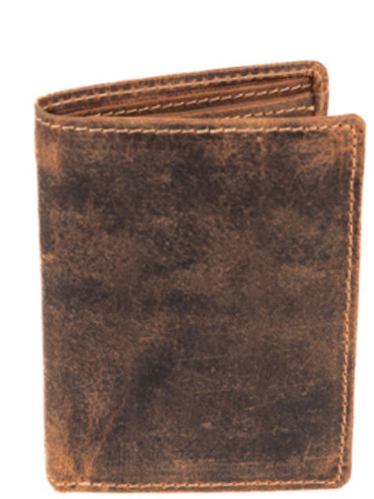 Leather Men's Wallet Classic Brown