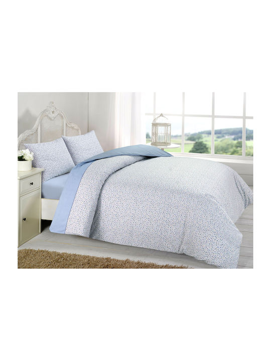 Viopros Cotton Baby Quilt Nina 120x160cm Ciel