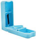 Natural Products Pill Organizer with Cutter Light Blue