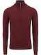 LEONARDO Knitted Zip Bordeaux