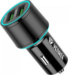 Yenkee Car Charger Fast Charging with Ports: 2xUSB