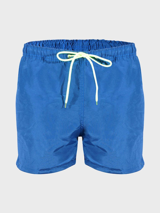 Men's swimsuit shorts monochrome.Summer Collection BLUE
