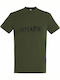 Tshirt Unisex "Let's ROCK", Army