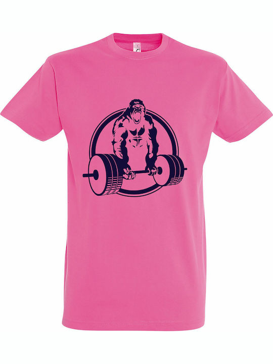 T-shirt Unisex " Beast Mode ", Pink