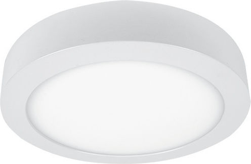 Elmark Stellar Rotund În aer liber Panou LED Putere 12W cu Alb Natural Lumini 17.4x17.4cm.