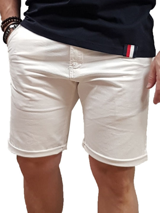 Rebase Ανδρική Βερμούδα Chino Μπεζ