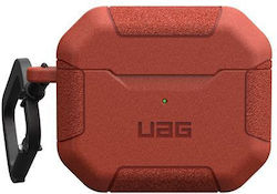 UAG Scout Θήκη Σιλικόνης με Γάντζο Rust για Apple AirPods 3