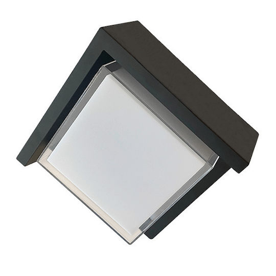 Elmark Стенен Външен Плафон LED IP44 10W с Естествено бяло Светлина