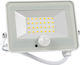 Elmark Vega20 Slim Waterproof LED Flood Light 20W Warm White 3000K IP65