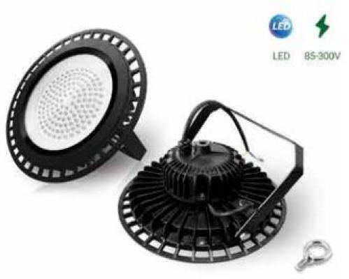 Fos me Commercial Bell Light 100W Cool White 13000 Lumen with Built-in LED Black Ø28xHeight27cm