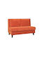 Magnetic Two-Seater Couch Orange 135x74x87cm