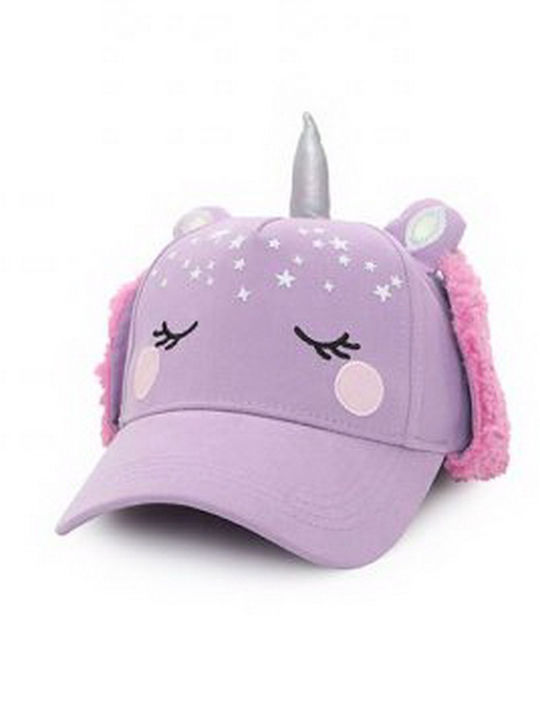Flapjackkids Kids' Hat Jockey Fabric Lilac
