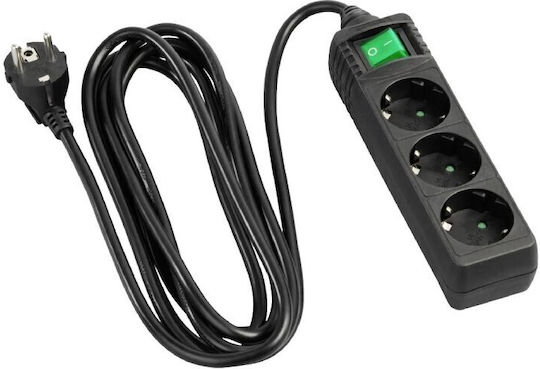 HAMA Power Strip 3 Positions with Switch and Cable 1.4m