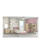 Set de Dormitor pentru Copii Roz Magazin online 5buc cu Pat pentru Saltea 90x190buc