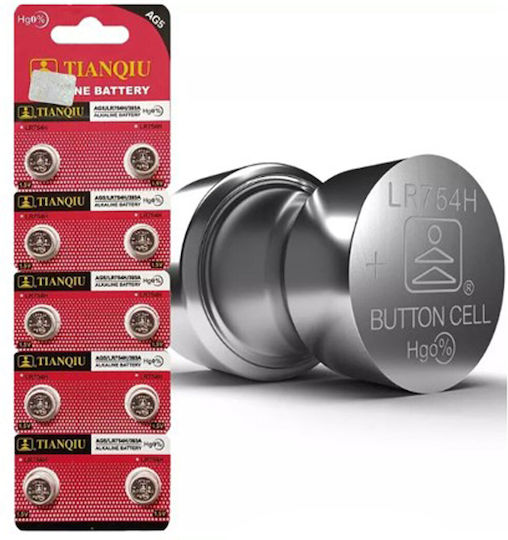 TianQiu Baterii alcaline Baterii de ceas pentru ceasuri LR48 1.5V 10buc