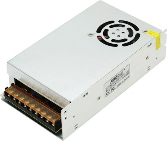 Andowl Τροφοδοτικό LED Ισχύος 500W με Τάση Εξόδου 12V