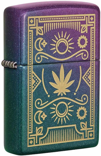 Zippo Cannabis Αντιανεμικός Αναπτήρας Φλόγας Πολύχρωμος