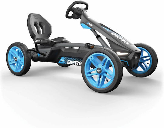 Rally Go Kart One-Seater with Pedal Blue for 4 Plus Years