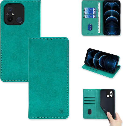 Sonique Vintage Magnet Buchen Sie Synthetisches Leder / Kunststoff / Silikon Türkis (Redmi 12C)