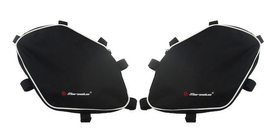 Marselus Motorcycle Hard Side Case Set in Black Colour 0006-51.MD