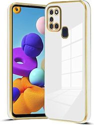 Bodycell Gold Plated Back Cover Σιλικόνης Λευκό...