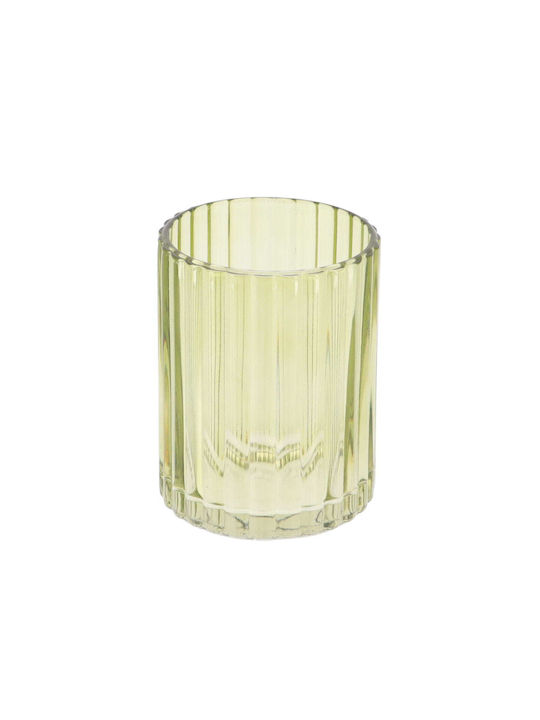 Eurocasa Tisch Getränkehalter Glas Grün