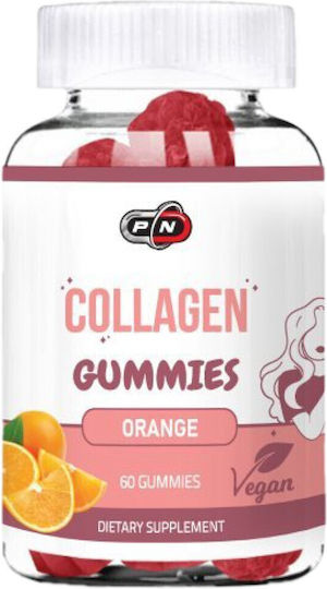 Pure Nutrition Collagen Gummies 60 желирани сладкиши Портокал