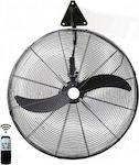 Mistral Plus Commercial Round Fan with Remote Control 210W 65cm with Remote Control FA-650W
