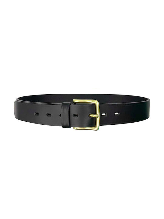 Vega Holster Leather belt 4cm with metal buckle. 1C00