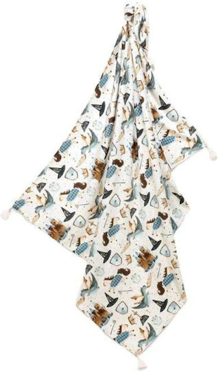 La Millou Swaddle Prince Kuscheldecke Mehrfarbig 100x120cm.