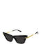 Bottega Veneta Women's Sunglasses with Black Frame and Black Lens BV1241S 001